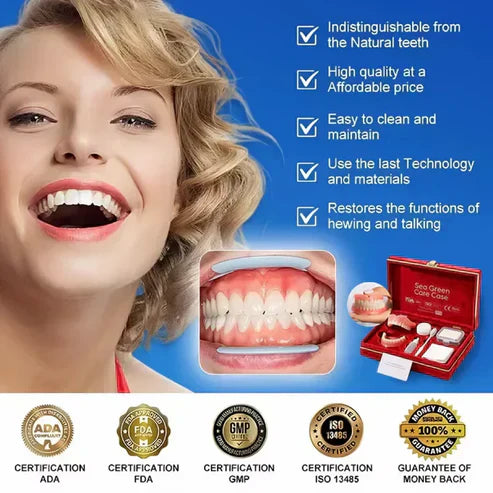 ⏰Ends Today: 70% OFF! 🌎LUMIVO™ Custom-Fit Dentures— Designed for Comfort and a Natural-Looking Smile